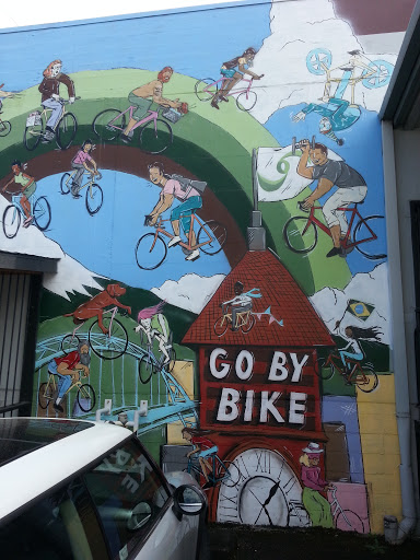 Go by Bike Mural