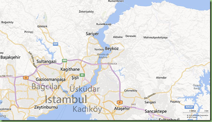 mapa de istambul