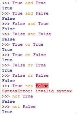 python operadores logicos