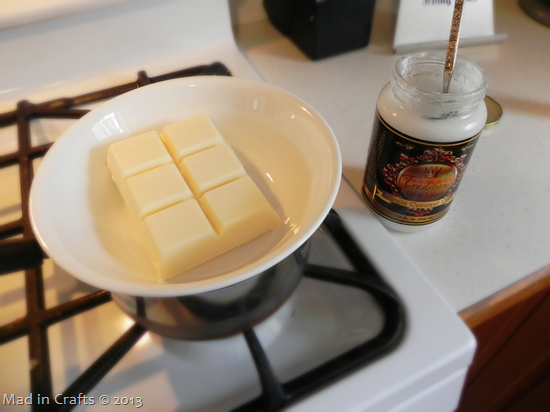 almond bark and coconut oil