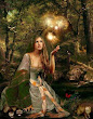 Forest Green Witch