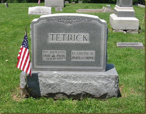 William Newton and Lucretia D. Tetrick William Newton and Lucretia D. Tetrick