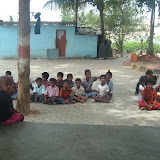 Chanting before Annadanam