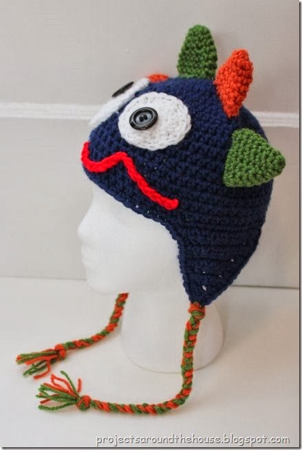 Crochet Toddler Monster Hat Pattern Crochet Toddler Monster Hat Pattern