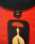 "HEART OF THE BLACK CONTINENT" 33x41 (o/a on canvas)