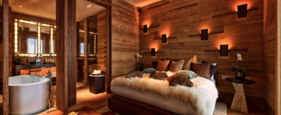 Chedi hotel switzerland interior design wood fur