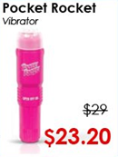 Pocket Rocket Vibrator | GoodVibes