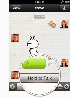 wechat hold to talk