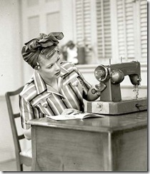 lucy sewing