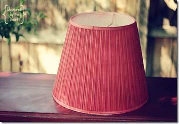 lamp shade red