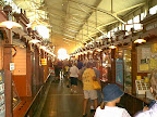 People in the market hall People in the market hall