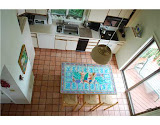 View overlooking kitchen from catwalk / office View overlooking kitchen from catwalk / office