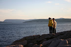 Matt and Cecilia along the Cabot Trail