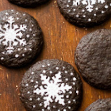 Soft Dark Chocolate Gingersnap Cookies