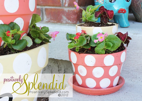 diy tiered planters