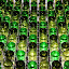 Light Fixture Made of Wine Bottles at the National Wine Centre - Adelaide, Australia