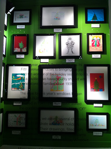 Lord & Taylor's 2011 windows began with an illustration from archives created in 1941, which asked what is Christmas made of. This year, the store asked children to illustrate what there holidays are made of and their drawings became the inspiration for this year's windows. Here are just some of the drawings they collected.