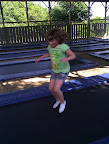 Olivia at the jumpy place