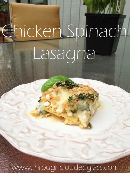 Chicken Spinach Lasagna | Through Clouded Glass Chicken Spinach Lasagna | Through Clouded Glass