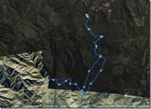 My Activities Bear Cyn Sitton Peak Loop 5-14-2012