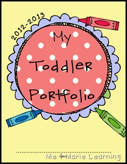 portfolio cover page toddler copy