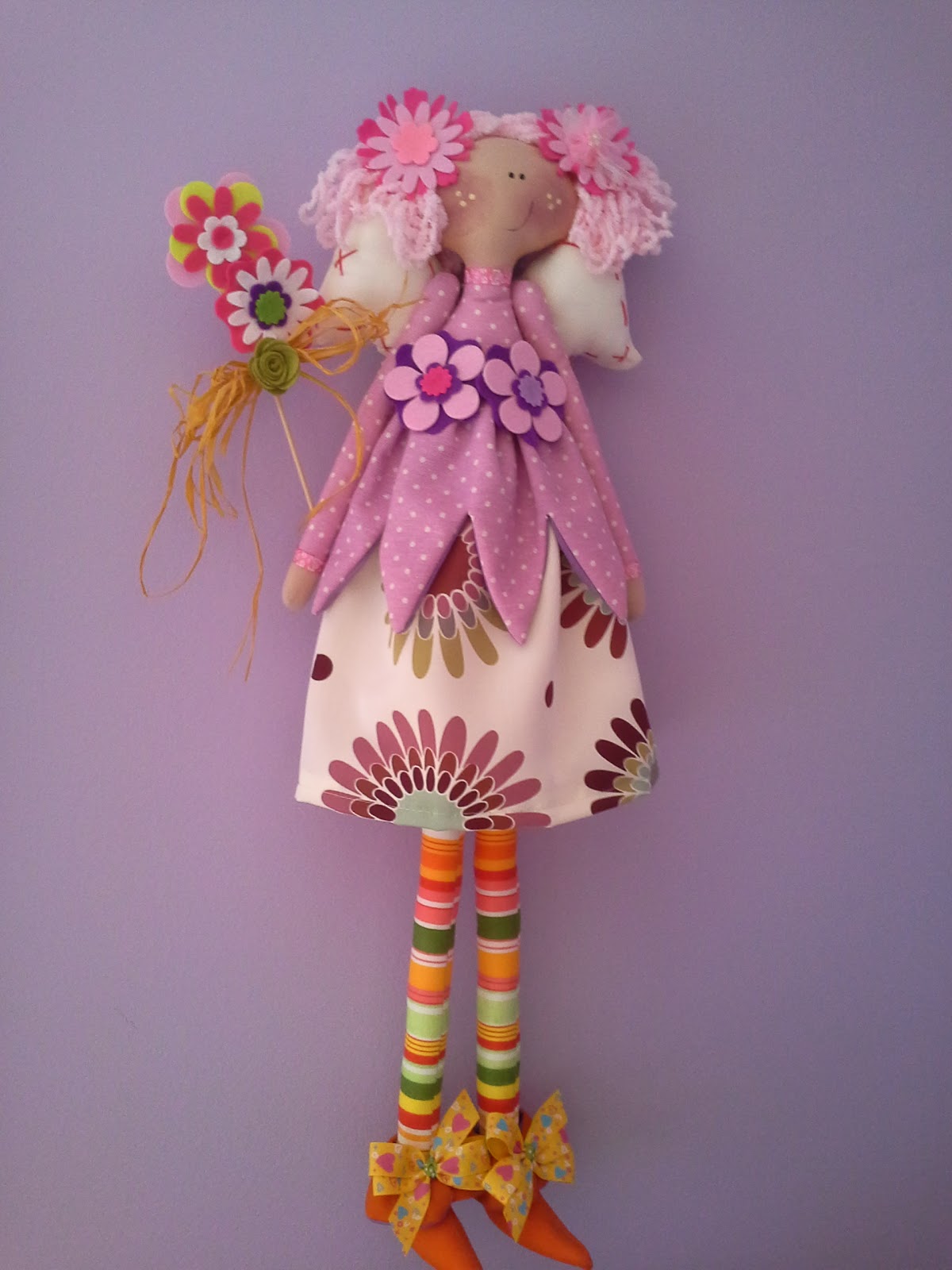 muñecas hadas de trapo