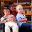 Titouan et Yannis avec Maïna