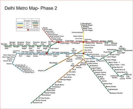Delhi-Metro-Rail-Route-Map-Phase-2