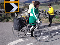 Angela with panniers!