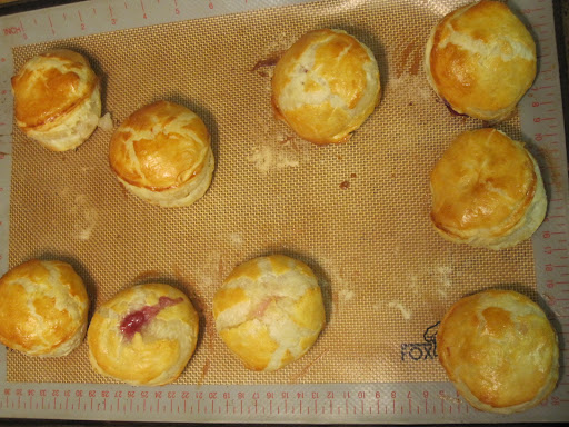 Right out of the oven.