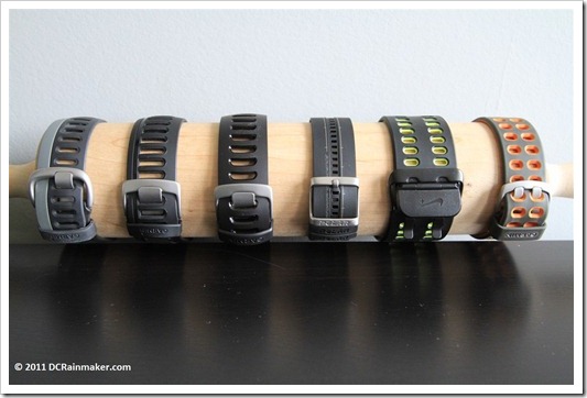 Polar RCX5 & Garmin Size Comparison, plus Nike+ GPS