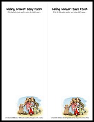 Sibling Shower Baby Faces Game - GENERIC Sibling Shower Baby Faces Game - GENERIC