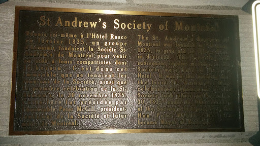 St Andrews society of Montreal 