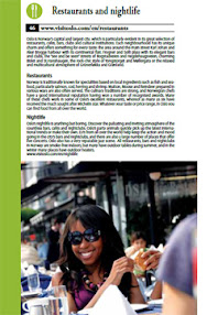 Cover of Joy Of Life's Book Norway Oslo Restaurants And Nightlife Brochure