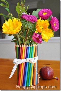 Colored Pencil Vase