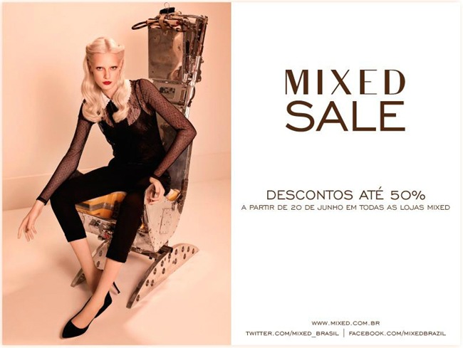 Liquidação Mixed com descontos progressivos de até 50% na coleção Inverno 2012. mixed liquidação inverno 2012