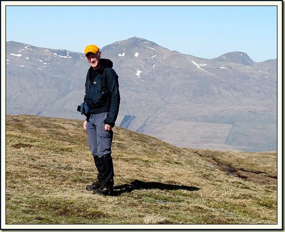 Martin summits Creag Uchdag on 22 March 2012