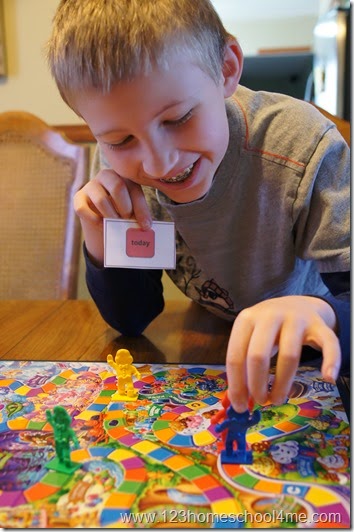 Sight Word Candy land game is fun for kids from Preschool - Kindergarten - 1st grade - 2nd grade - 3rd grade Sight Word Candy land game is fun for kids from Preschool - Kindergarten - 1st grade - 2nd grade - 3rd grade
