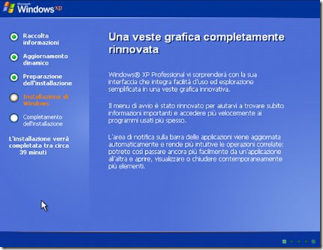 Installazione di Windows Installazione di Windows