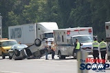 Overturned Vehicle On NYS Thruway  Near Toll Plaza (Moshe Lichtenstein) - IMG_5787.JPG