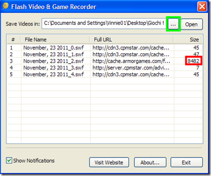 Flash Video & Game Recorder Flash Video & Game Recorder