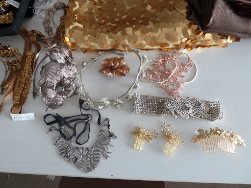A selection of headpieces, from Colette Malouf and Untamed Petals.