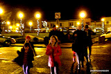 Night on the Arcata square.