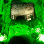 From the base of the 40ft cross, looking back at the window we viewed it from.