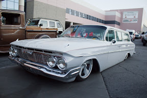 Chris Harris of Kitsap Kustoms' 1961 Impala Wagon