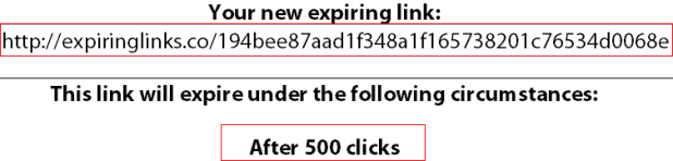 How to Create Links which Automatically Expires