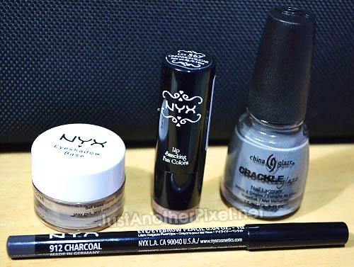 Nyx products and China Glaze Crackle I bought from Digital Traincase