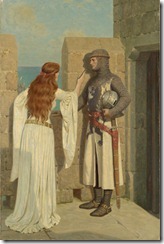 The-Shadow by Edmund Blair Leighton