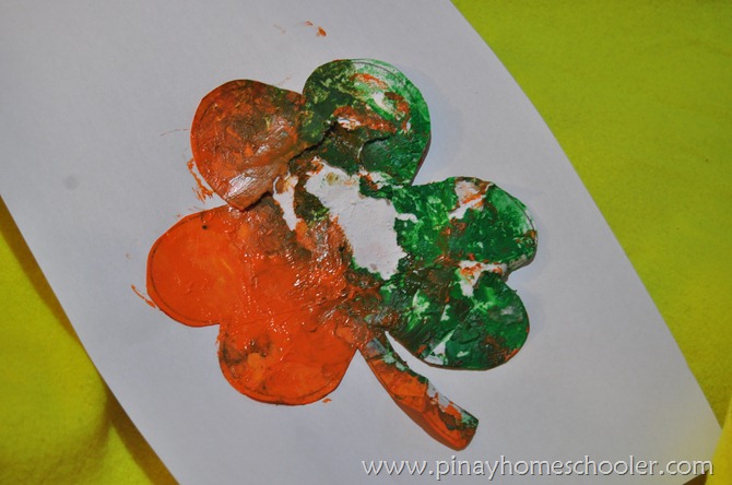 St. Patrick's Activity: Shamrock Painting