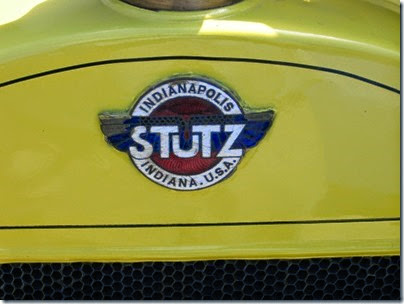 IMG_2441 Emblem on 1914-1917 Stutz Bearcat at Antique Powerland in Brooks, Oregon on August 3, 2008